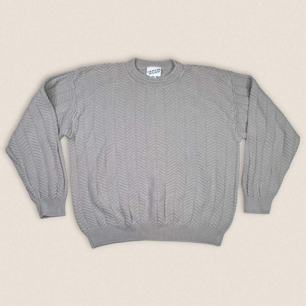 Vintage 90s Grandpa Sweater Irvine Park Crew Neck Size‎ Large